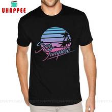 Short Sleeve O-Neck Organnic Cotton San Junipero Movie Black Mirror T-Shirt Jeunesse Adult S Tee-Shirts 2024 - buy cheap