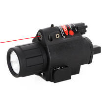 Mini Glock Pistol Gun Light Hunting Camping Gun lighting equipment Flashlight Tactical sight Red Laser LED flashlight 2024 - buy cheap