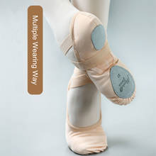 New Pink Camel Child To Adult Professional Ballet Dance Sneaker Women Soft Split Sole Ballerina Slipper Dancing Shoes for Dancer 2024 - buy cheap