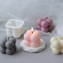 Molde de velas de cera diy, molde de velas diy, vela de emplastro de aromaterapia, molde de silicone 3d, artesanal, moldes de velas de sabão de cera, 1 peça 2024 - compre barato