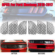 Car Sticker Auto Decoration Rear Tail Light Stickers Waterproof Car Honeycomb Decal For Ford Mustang 2015-2017 Car Accessories 2024 - buy cheap