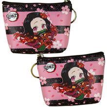 Anime Demon Slayer Coin Bag Kamado Nezuko Agatsuma Zenitsu Kamado Tanjirou Penny Bag Change Purse 2024 - buy cheap