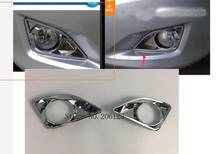 Capa para farol de carro estilo abs, cromado, farol de neblina frontal, 2 peças, para toyota corolla altis 2007 2008 2009 2010 2024 - compre barato