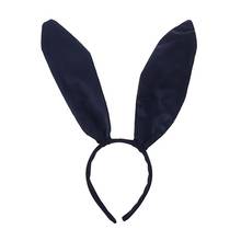 20cm Easter Sweet Sexy Bunny Ears Headband Rabbit Ear Hair Band for Party Cosplay Costume Accessory (Black) 2024 - buy cheap