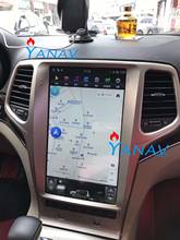Pantalla Vertical de 13,6 pulgadas para coche Tesla, reproductor de vídeo para JEEP Grand cherokee 2011-2019, Radio, Android, navegación GPS 2024 - compra barato