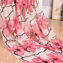 Tecido chiffon elegante tecido de poliéster flor 75d tecido impresso camisa da moda tecido floral impresso chiffon 2024 - compre barato