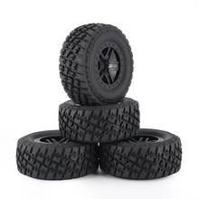 4pcs AUSTAR 110mm Rim Rubber Tyre Wheel Set Kit Spare Parts Accessories for Traxxas Slash 4X4 RC4WD HPI HSP Crawler Car Model 2024 - buy cheap