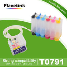 Plavetink-sistema de suministro de tinta continua compatible T0791, Ciss para Epson Stylus foto 1400 1500W P50 Artisan 1430 PX650 2024 - compra barato