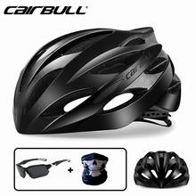 HOT BRAND Ultralight Racing Cycling Helmets with Sunglasses Gift Intergrally-molded MTB Bicycle Helmet Mountain Road Bike Helmet 2024 - buy cheap