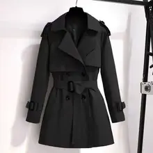 Jaqueta corta-vento feminina, casaco curto de outono e primavera, plus size, temperamento para mulheres, roupa externa l145, 2021 2024 - compre barato