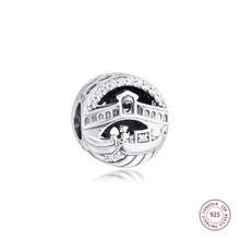 2020 Autumn 925 Sterling Silver Venice Colosseum Openwork Charms Fits Original Bracelet Metal Beads for Jewelry Making bijoux 2024 - buy cheap