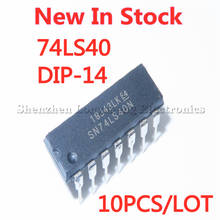 10PCS/LOT NEW 74LS40 SN74LS40N DIP-14 Dual 4-Input Positive and Non-Buffered In Stock 2024 - buy cheap