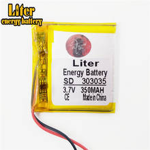 3.7V 350mAh 303035 Lithium Polymer Li-Po li ion Rechargeable Battery cells For Mp3 MP4 MP5 GPS PSP mobile bluetooth 2024 - buy cheap