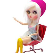 WOWHOT Plastic 1/6 BJD Doll Chairs Doll Accessories For Monster Dolls,Dollhouse Furniture Toys for Barbie Dolls Children Toy 2024 - buy cheap