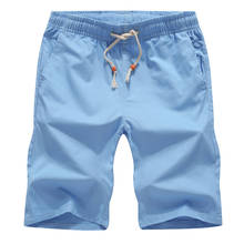 Летние шорты для мужчин 2021 повседневные шорты для мальчиков шорты для зарядки фитнеса с пляжные шорты мужские дышащие хлопковые спортивные шорты короткие брюки 2024 - купить недорого