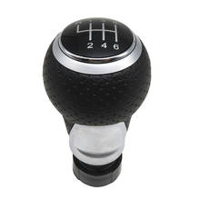 FaroeChi R 1 2 3 4 5 6 Speed Leather Gear Shift Knob Chrome R123456 For Audi A4 S4 B8 8K A5 8T Q5 8R S Line 07-15 . 2024 - buy cheap