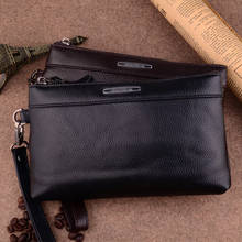 Men's Handbags Casual Long Zipper Wallet Multi Men's purse  Large Capacity Cell Phone Pocket Men Clutch Bag Passcard Pocket 2024 - buy cheap