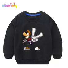 Sudaderas de dibujos animados para niños y niñas, camiseta de manga larga con estampado de juego de leyendas Rayman, ropa divertida con capucha 2024 - compra barato