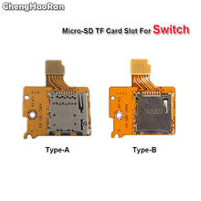 ChengHaoRan Micro-SD TF Card Slot Socket Board Replacement For Nintendo Switch NS Joy-Con Game Console Card Reader Slot Socket 2024 - buy cheap