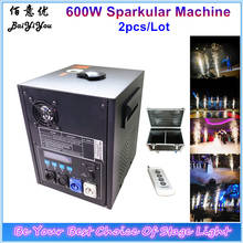 2pcs/Lot  DMX Remote Cold Spark Machine Fireworks Fountain 600W Cold Sparkular  Stage Special Effects For Wedding Party  Show 2024 - buy cheap