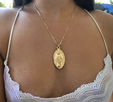 Mother Maria Virgin Mary Pendant Necklace for Women Gold Color Lady Jewelry Wholesale Cross Trendy Chain Jesus Mom Necklaces 2024 - buy cheap