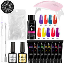 Poly Extend UV Gel Manicure Set Builder Poly Nail Gel Kits Finger Nail Extension LED Acrylic Builder uvGel Nail Lamp Nail Design 2024 - buy cheap