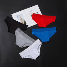 Brand Sexy Men Briefs Cotton Men Underwear Male Panties Cueca Tanga Breathable U Convex Comfortable Underpants 2024 - buy cheap