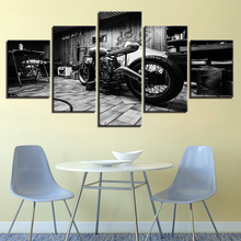 Wall Art Canvas Painting 5 Pieces Fashion Motorcycle Painting Poster Fashion Living Room Decor Modular Framework 2024 - buy cheap