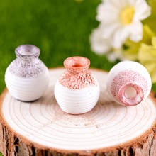 15#Resin Miniature Small Mouth Vase DIY Craft Accessory Home Garden Decoration Resin vase small ornaments mini crafts decoration 2024 - buy cheap