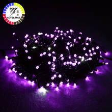 Coversage Christmas Tree 50M Led String Garland Fairy Light Black Line Chain Home Garden Party Outdoor Holiday Decoration 2024 - buy cheap
