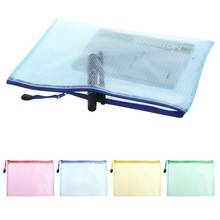 Document Bag A4 Zipper File Pocket Storage Office School Supply Waterproof Case Convenient And Durable 2024 - buy cheap