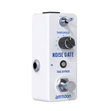 ammoon Guitar Effect Pedal NOISE GATE Noise Reduction 2 Modes(Hard/Soft) Full Metal Shell True Bypass for Bass Electric Guitar 2024 - compre barato