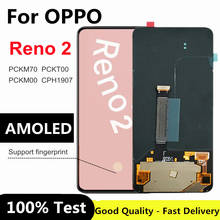 AMOLED дисплей 6,5 дюйма для Oppo Reno2 Reno 2, ЖК-дисплей с сенсорной панелью, дигитайзер экрана для OPPO PCKM70 PCKT00 PCKM00 cph1904 2024 - купить недорого