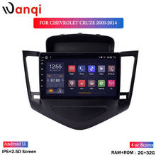 Wan qi2G RAM 32G ROM Android 8,1 автомобильный аудио плеер 9 дюймов для Chevrolet Cruze 2009-2014 GPS навигация с Playstore 2024 - купить недорого