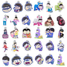 Colgantes acrílicos de osomatsu-san para la fabricación de joyas, accesorios de láminas termorretráctiles de resina epoxi periférica de animación, Anime 2024 - compra barato