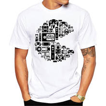 TEEHUB Hipster Videopac Men T-Shirt Fashion Vintage Gamepad Printed Tee Short Sleeve Casual Tshirts Funny Tee 2024 - buy cheap