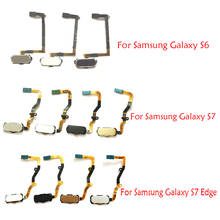 New For Samsung Galaxy S6 S7 edge Home Button FingerPrint Touch ID Sensor Flex Cable Ribbon Replacement Parts 2024 - buy cheap