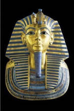 TUTANKHAMUN - KING TUT  BUST EGYPT PHARAOH SILK POSTER Decorative Wall painting 24x36inch 2024 - buy cheap