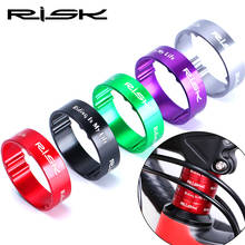 RISK-arandelas para horquilla de bicicleta, espaciadores para manillar, accesorio de ciclismo, ajuste de 5/10mm, aleación de aluminio 2024 - compra barato