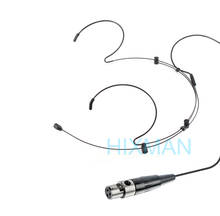 HIXMAN Black HM3-AK Adjustable OmniDirectional Headset Headworn Microphone For AKG SAMSON Audix Wireless Transmitter System TA3F 2024 - buy cheap