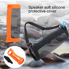 3Pcs/Set Portable Wireless Bluetooth Speaker Silicone Protective Cover Case with Strap Carabiner for JBL Charge 4 2024 - buy cheap