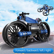 Dron plegable 2 en 1 para motocicleta, con cámara de 2MP cuadricóptero, Wifi, Fpv, fotografía aérea, deformación eléctrica, juguete 2024 - compra barato