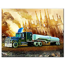 5d diy diamond painting truck pattern diamond mosaic cross stitch landscape 3d diamond art craft home decoration 2024 - buy cheap