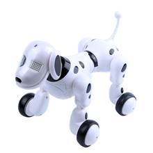Беспроводной пульт дистанционного управления умный робот собака Ван Син электрическая собака Раннее Образование Развивающие игрушки для детей (белый) 2024 - купить недорого