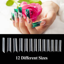 120pcs/lot Dual Nail Forms False Nail Tips Mold Model Poly UV Acrylic Gels System DIY French Nails Decoration Mix Sizes Manicure 2024 - buy cheap