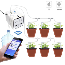Система автоматического капельного орошения, умное устройство для полива с Wi-Fi, дистанционное управление, двойной насос, таймер, наборы систем полива, инструменты для садоводства 2024 - купить недорого
