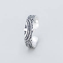Винтажные кольца с изображением орла из стерлингового серебра 925 пробы для женщин, ювелирные изделия, красивые открытые кольца на палец для вечеринки, подарок на день рождения 2024 - купить недорого