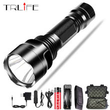 Super bright LED Flashlight 5 lighting modes Led Torch for Night Riding Camping Hiking Hunting & Indoor Activities Use 18650 2024 - buy cheap