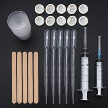 DIY Epoxy Resin Molds Jewelry Making Tool Kit With Stirrers Droppers Spoons Cups 2024 - buy cheap