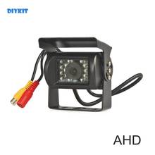 DIYKIT-cámara de seguridad para coche, dispositivo de vídeo AHD 960P, DC12V, 120 grados, IR, impermeable, Color, marcha atrás, camión, autobús, con visión nocturna IR 2024 - compra barato